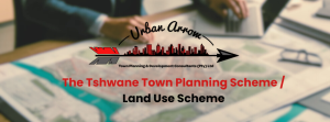 Tshwane Town Planning Scheme Explained: Urban Arrow's Guide A town planner in Tshwane analyzing land use maps on a desk.
